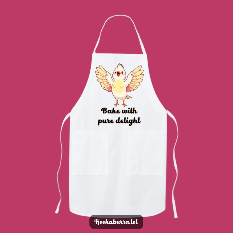 Funny Bird Apron: Glee Wings Wide Open Kitchen Wear, Joyful Gift