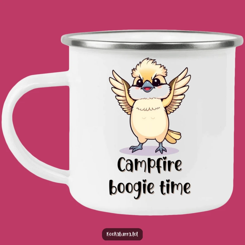 Funny Kawaii Kookaburra Camp Mug: Dance Under The Stars With This Bird