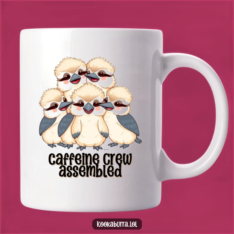 Funny Kookaburra Mug: Adorable Kawaii Birds Giggle, Perfect Humorous Gift for Bird Lovers