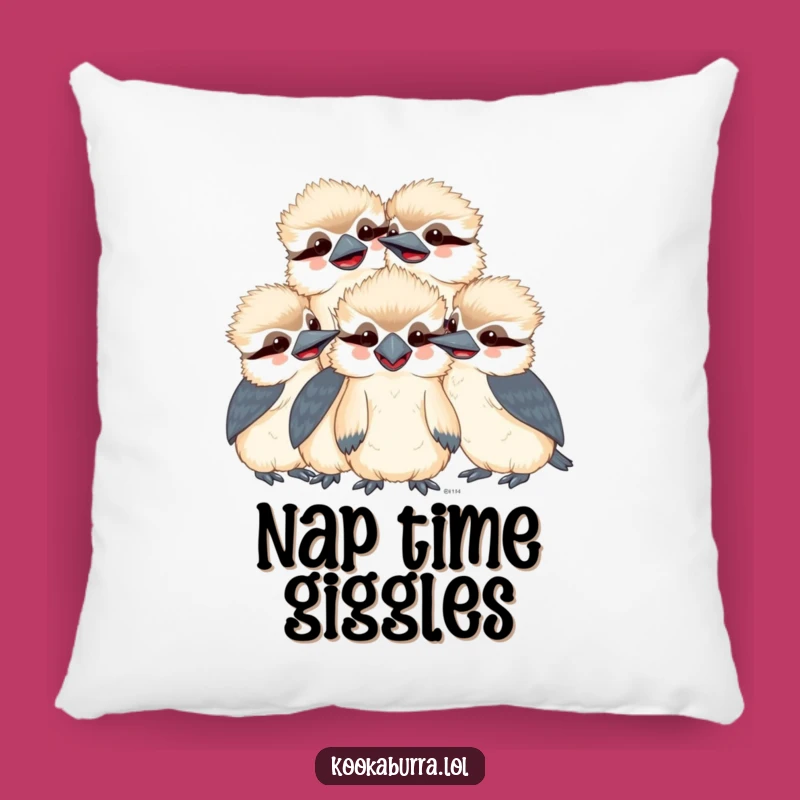 Funny Kookaburra Pillow: Soft Kawaii Bird Cushion, Comfy Humorous Decor, Perfect Funny Gift