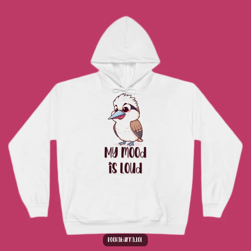 Cozy Funny Kawaii Kookaburra Hoodie: Warm Up With This Hilarious Bird's Laugh