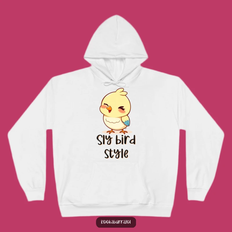 Funny Bird Hoodie: Winking Bobbing Head Sweatshirt, Cozy Cheeky Gift
