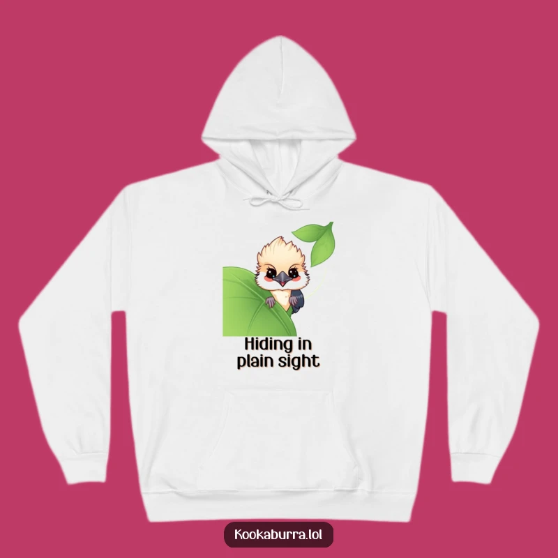 Cozy Funny Kawaii Kookaburra Hoodie: Stay Warm While Playing Peek-a-Boo