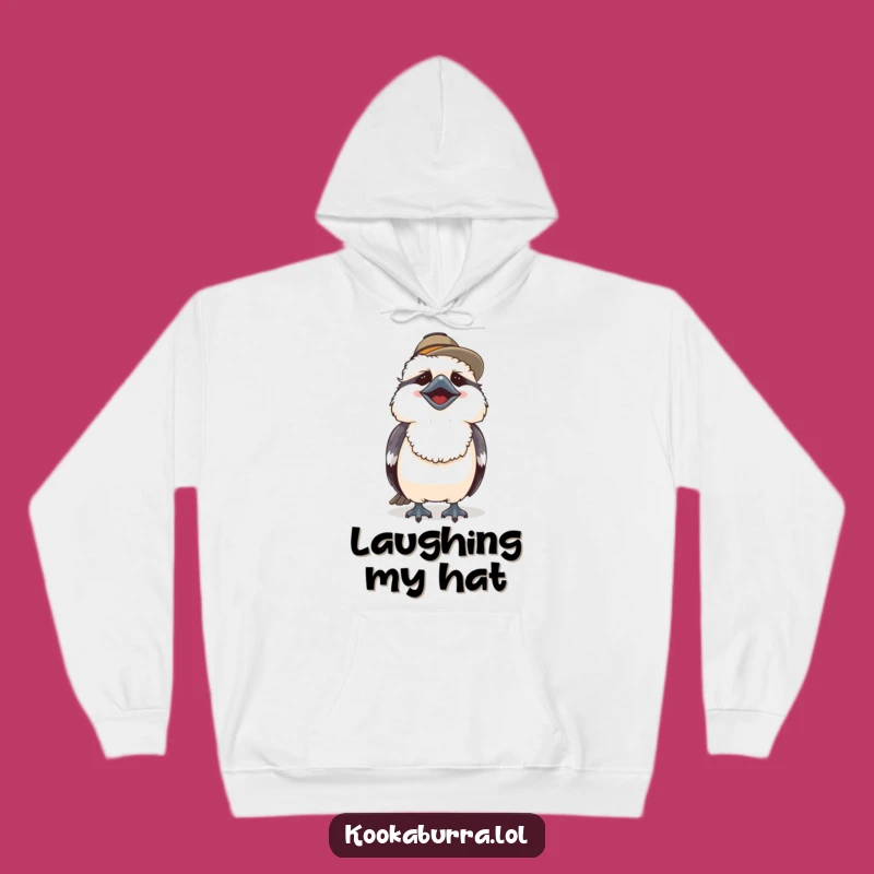 Cozy Funny Kookaburra Hoodie - Laughing Bird Hat Character Gift