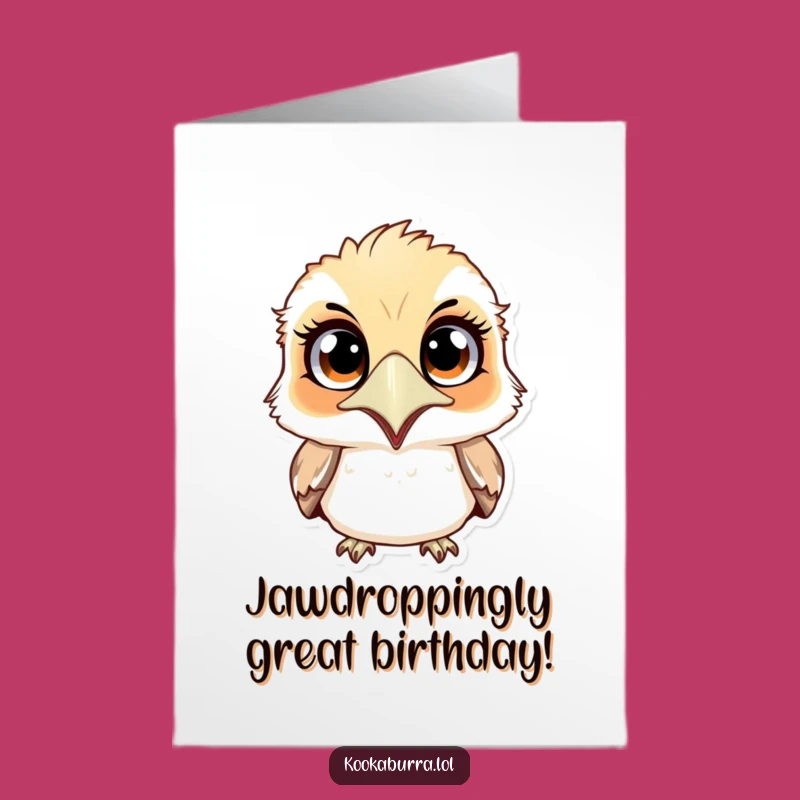 Free Printable Kookaburra Birthday Card - Funny Downloadable Gift for Laughs