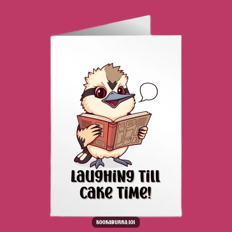 Funny Free Printable Birthday Card Kookaburra Comic - Hilarious Gift Download