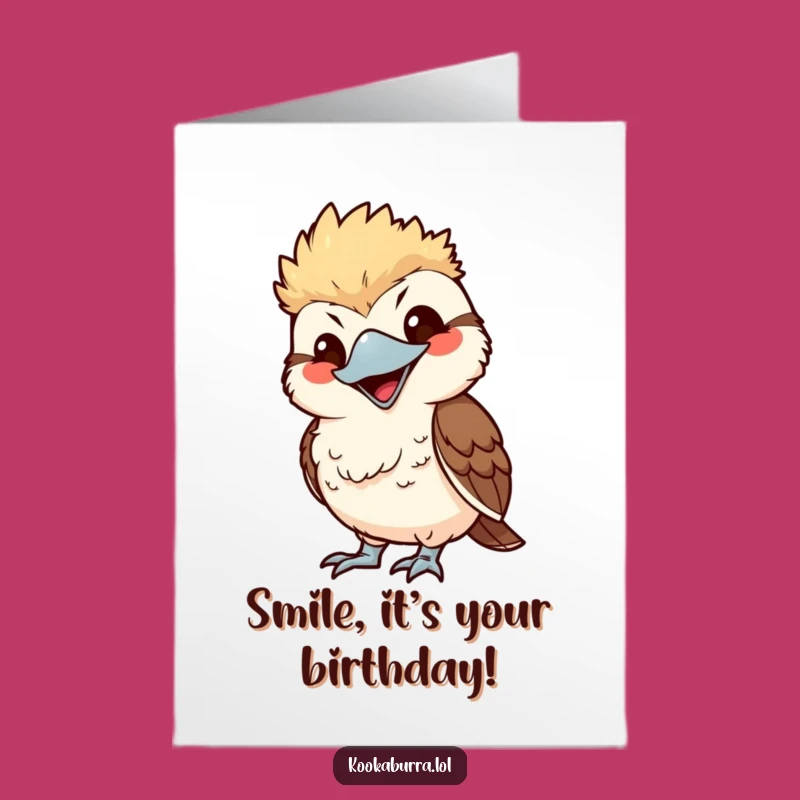 Mimicking Kookaburra Birthday Card: Free Printable Fun & Smiles