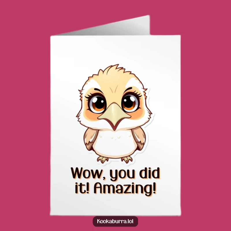 Free Printable Kookaburra Congratulations Card - Hilarious Downloadable for Big Wins