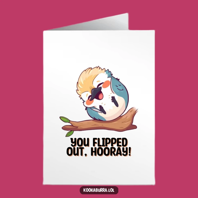Kookaburra Tumble Congrats: Free Printable & Hilarious Success