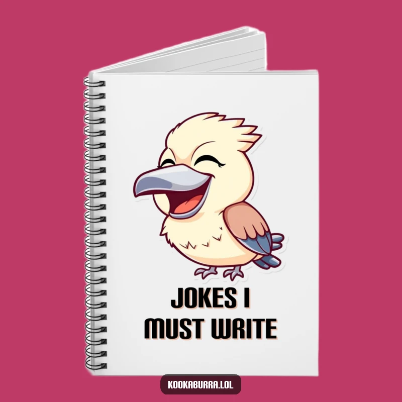 Funny Kookaburra Laughing Notebook - Journal for Ideas & Joyful Thoughts