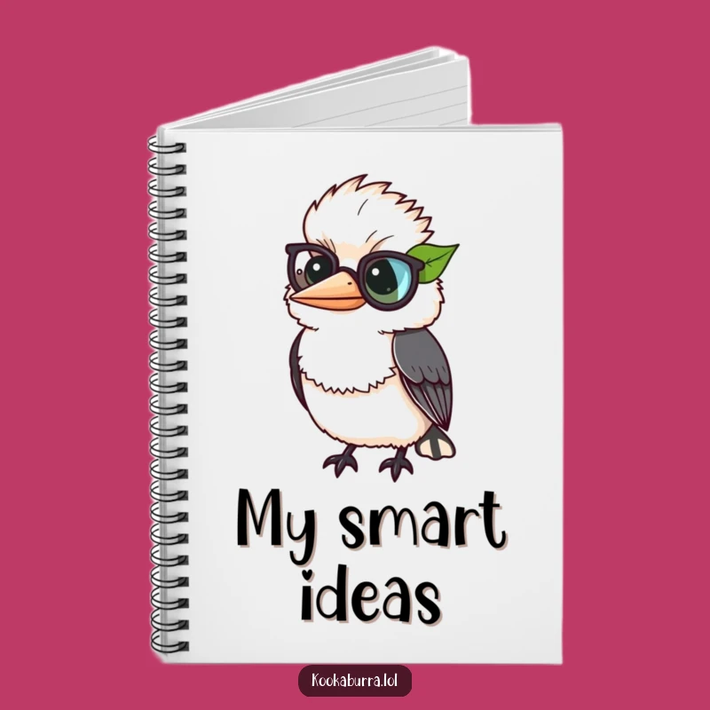 Funny Monocle Kookaburra Notebook - Sophisticated Journal for Humorous Ideas