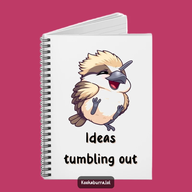 Funny Kawaii Kookaburra Notebook: Jot Down Laughs with This Hilarious Design