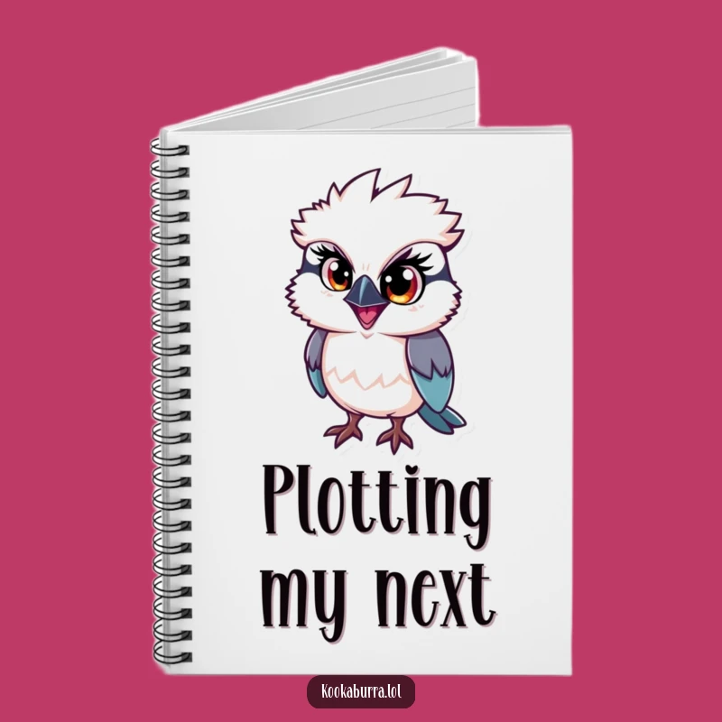 Funny Kookaburra Notebook: Mischief Eye Journal, Hilarious Gift for Writers