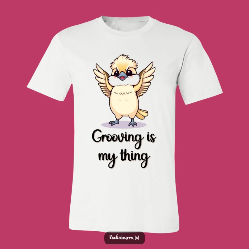 Funny Kawaii Kookaburra Dance Tee: Show Your Moves, A Hilarious Bird's Celebration