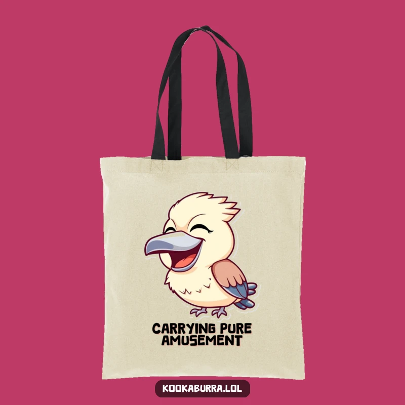 Funny Kookaburra Laughing Tote Bag - Durable & Stylish Humorous Australian Bird Bag
