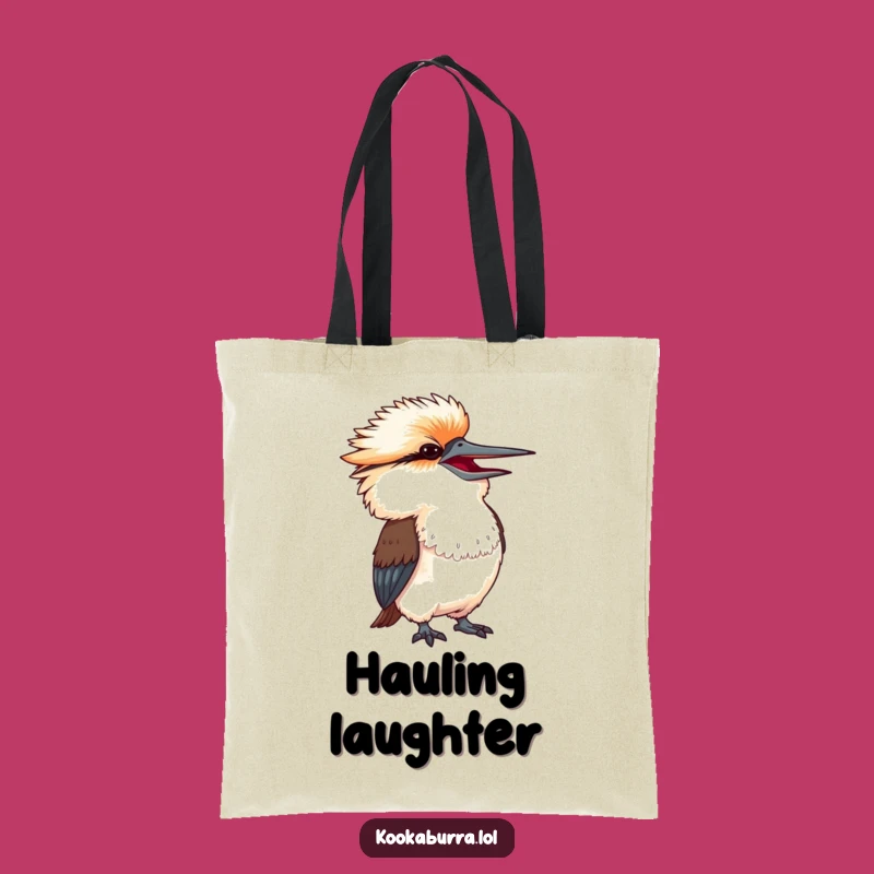 Funny Laughing Kookaburra Tote Bag - Carry Your Chuckles in Style