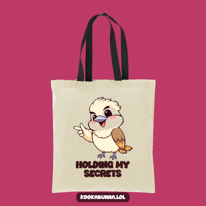 Funny Kawaii Kookaburra Tote Bag: Carry Your Mischief with Style